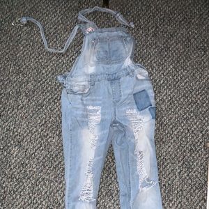 Ripped overalls